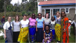 Kenyatta University professors with VWB gals and the nutrition team
