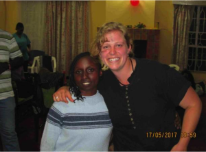 Grace Wanjohi and Ren Chamberlain on their birthday