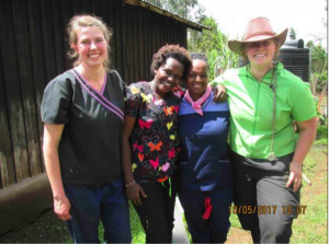 Emily Kathambi with Joan Muray, Ren Chamberlain and Julia Kenny