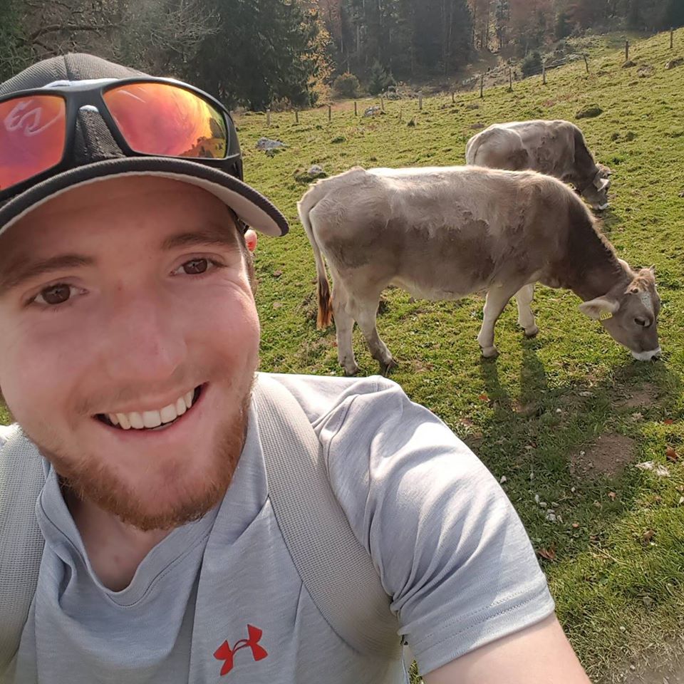 nicholas johnston Swiss Cow Selfie