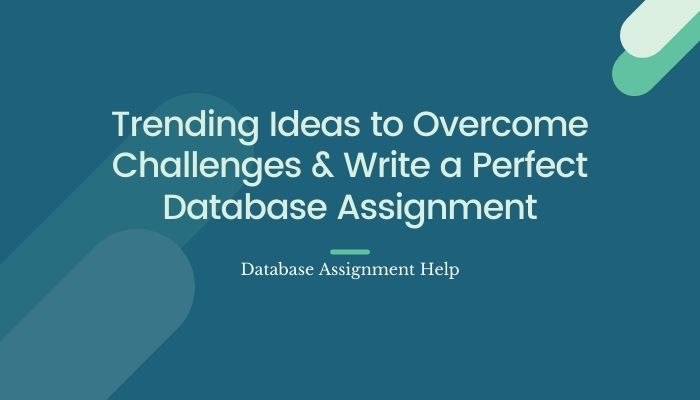 Database assignment help