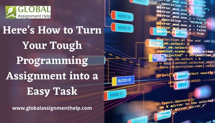 Turn Tough Programming Assignment into Easy Task