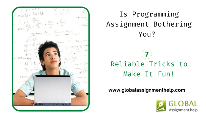 Is Programming Assignment Bothering You?